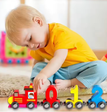 Tren de Madera Magnético infantil