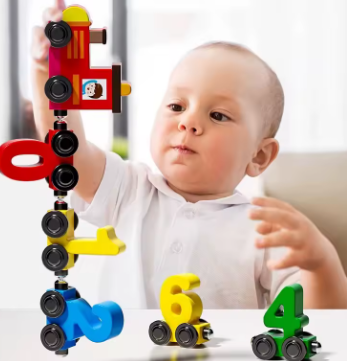 Tren de Madera Magnético infantil