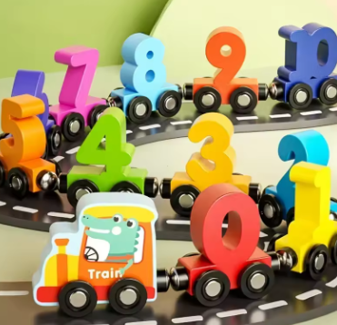 Tren de Madera Magnético infantil