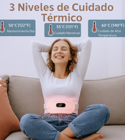 Cinturón Dolor Menstrual Termico Masajes