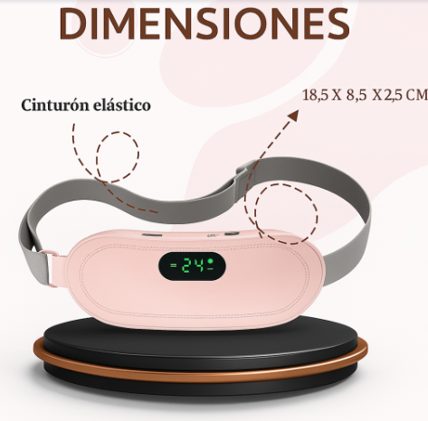 Cinturón Dolor Menstrual Termico Masajes